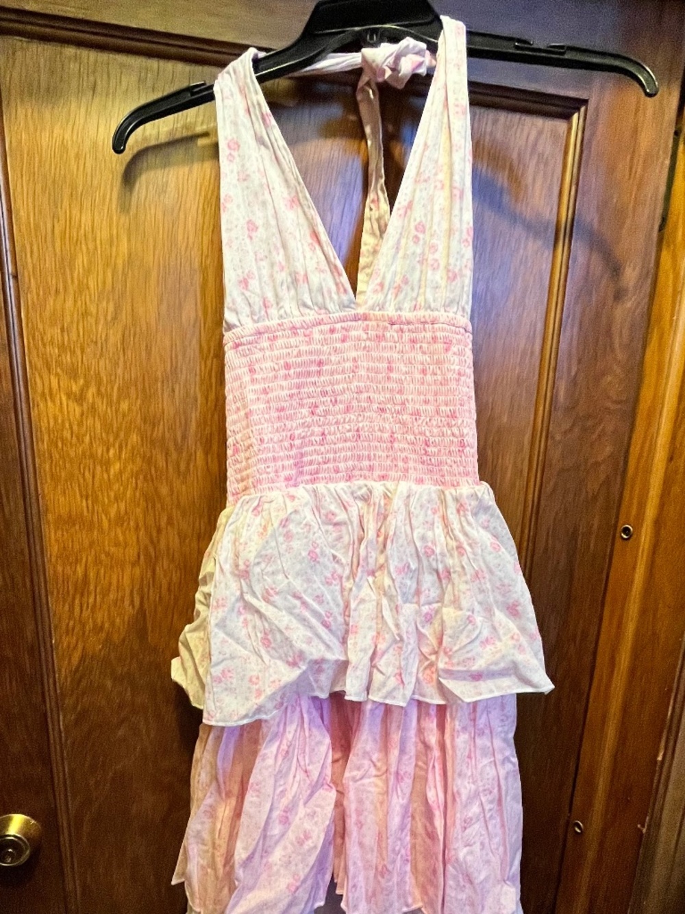 Altar’d State pink and purple maxi dress